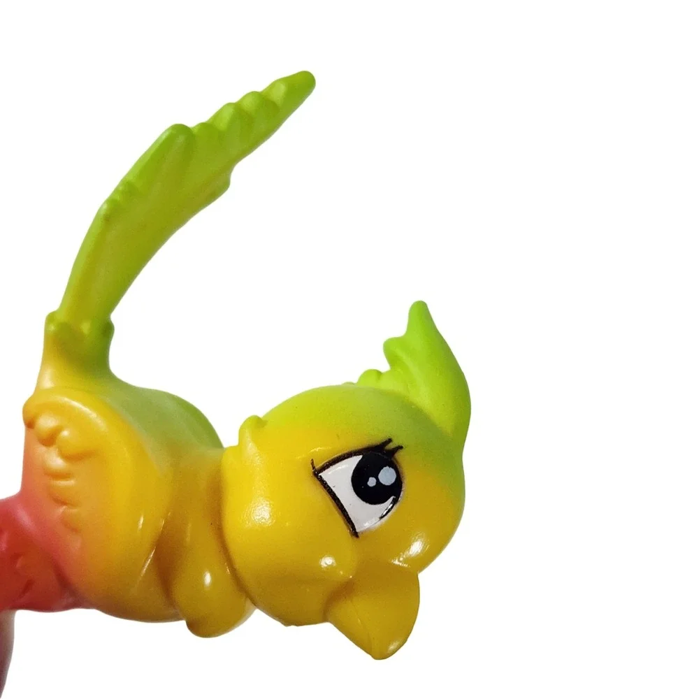 My Little Pony G3 Seaside Celebration Bird Yellow Green Orange Parrot Accessory